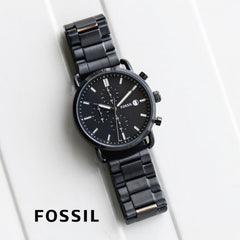 FOSSI-L COMMUTER ALL BLACK