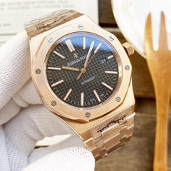 AUDEMAR_S PIGUET ROYAL OAK QUARTZ COPPER Black