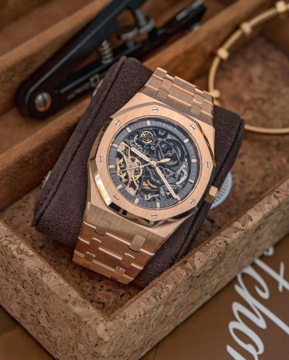 AUDEMAR_S PIGUET ROYAL OAK SKELETON AUTOMATIC COPPER BLACK