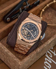 AUDEMAR_S PIGUET ROYAL OAK SKELETON AUTOMATIC COPPER BLACK