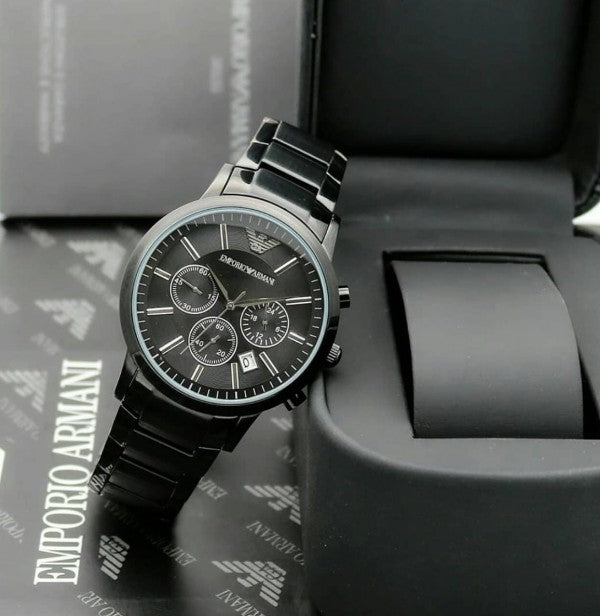 EMPORIO ARMAN_I CLASSIC SILVER BLACK