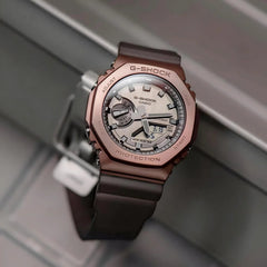 G-SHOC-K GM- 2160 | Metal Dial | 1:1 Quality| BROWN