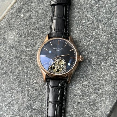 PATEK PHILIPPE NAUTILUS TOURBILLION BLACK DIAL