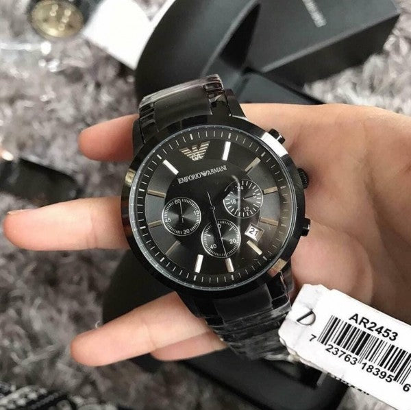 EMPORIO ARMAN_I CLASSIC SILVER BLACK