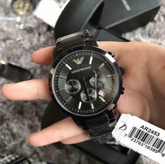 EMPORIO ARMAN_I CLASSIC SILVER BLACK