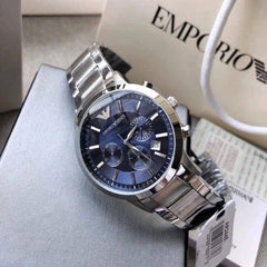 EMPORIO ARMAN_I CLASSIC SILVER BLUE